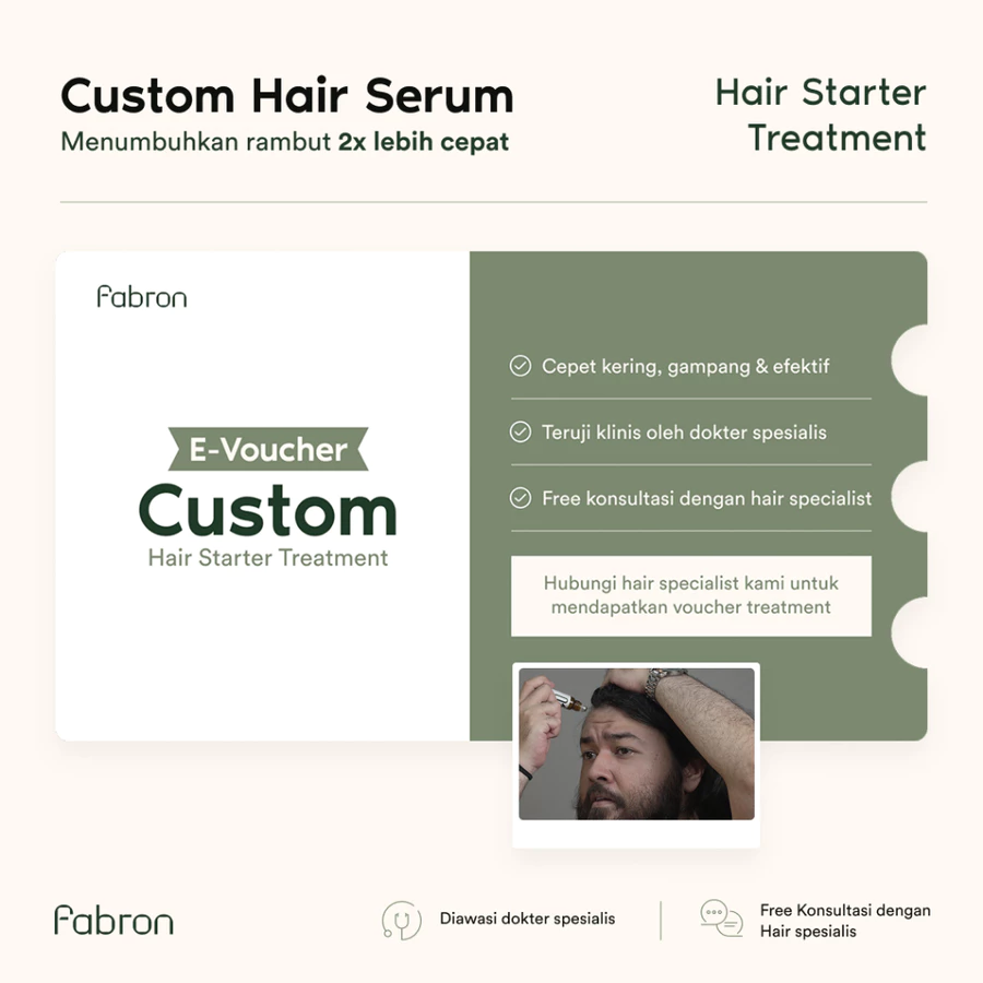 (e-voucher) Custom Hair Serum - Hair Starter Treatment