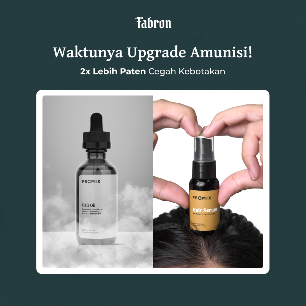 Peomix Hair Serum - Serum Pencegah Kebotakan Pria - Gambar 2