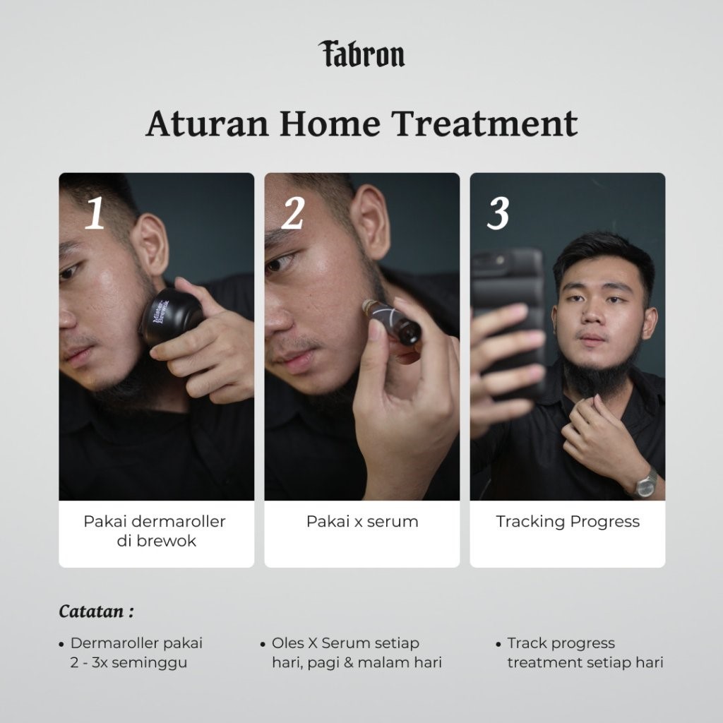(e-voucher) Beard Warrior Package - Treatment Penumbuh Brewok - Gambar 2