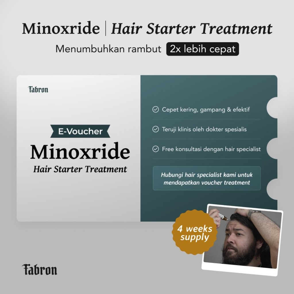 (e-voucher) Minoxride - Hair Starter Treatment - Gambar 3