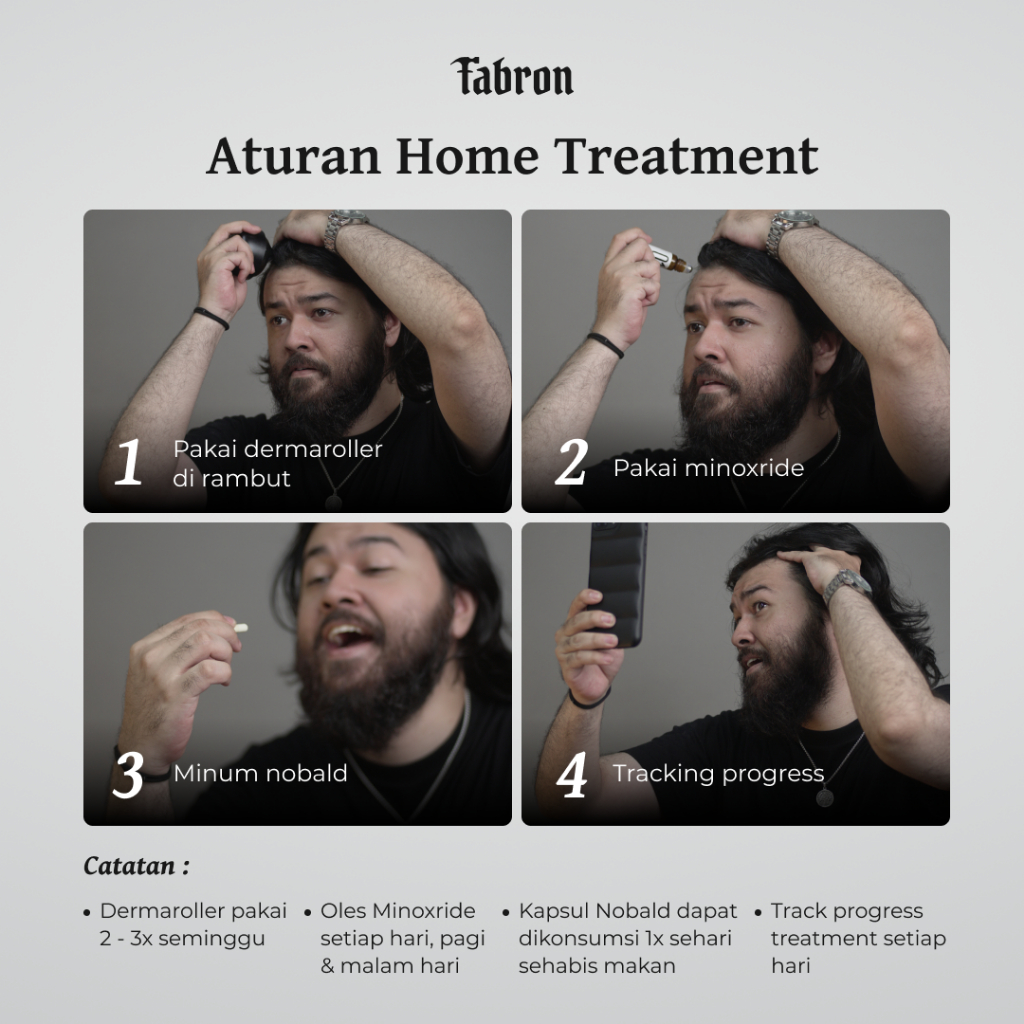 (e-voucher) Hairloss Hero Package - Treatment Kebotakan Pria - Gambar 2