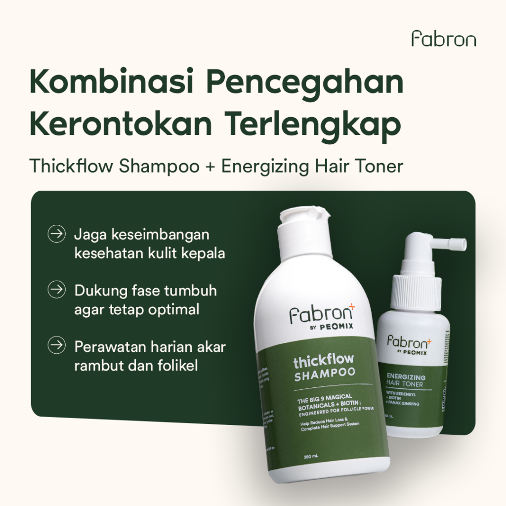Thickflow Shampoo & Hair Toner (TONIC) - Energizing Hair Toner