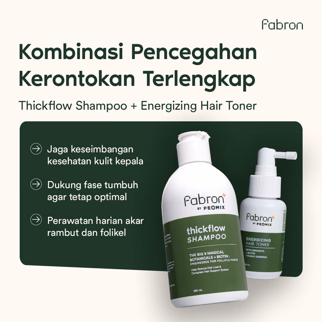 Fabron Thickflow Shampoo dan Energizing Hair Toner