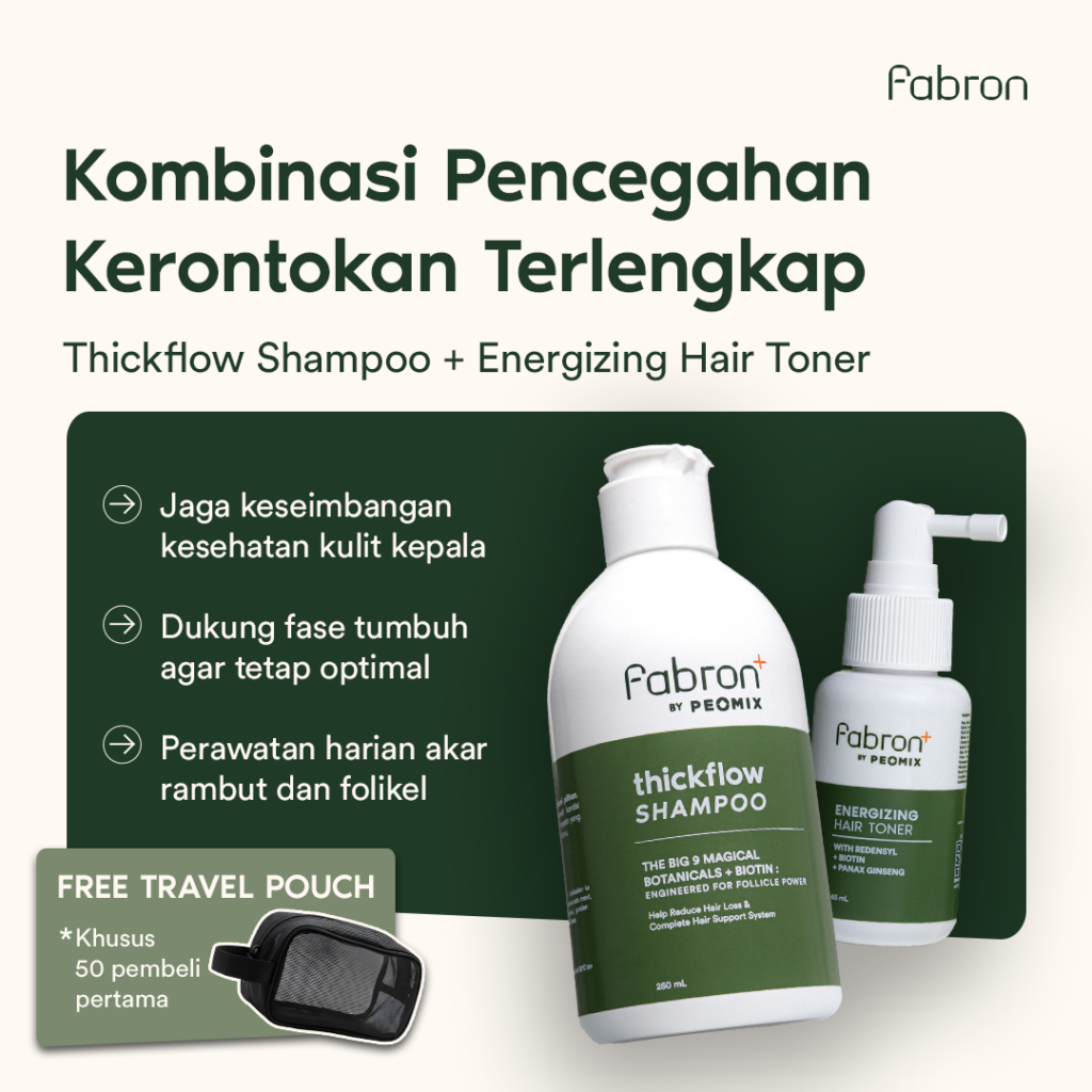 Thickflow Shampoo & Hair Toner (TONIC) - Energizing Hair Toner